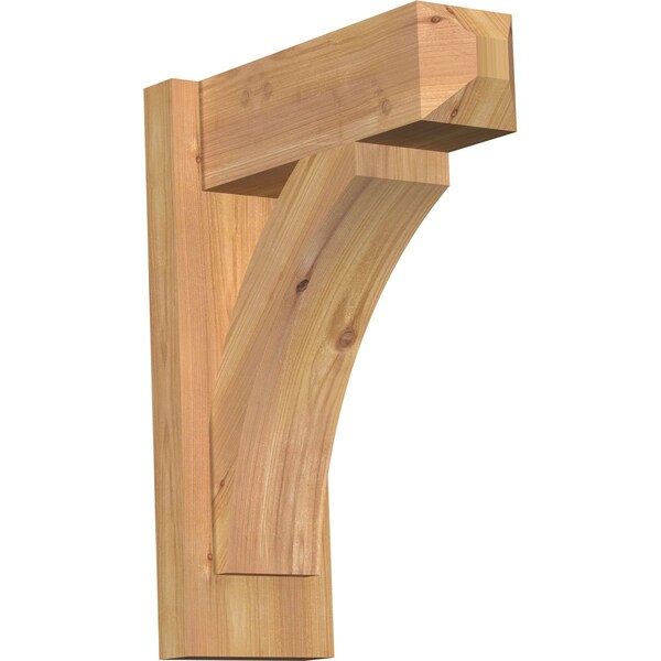 Ekena Millwork Thorton Craftsman Smooth Outlooker, Western Red Cedar, 5 1/2"W x 14"D x 18"H OUT06X14X18THR04SWR - main